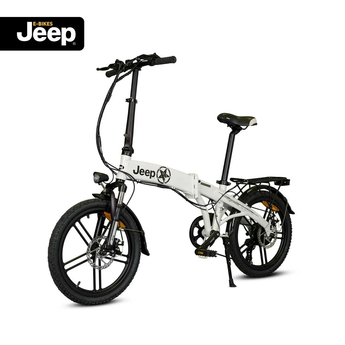 Unisex Fold E-Bike , 20 Zoll, 6-Gang Kettenschaltung, white, Falt-E-Bike FR 7011 - 5
