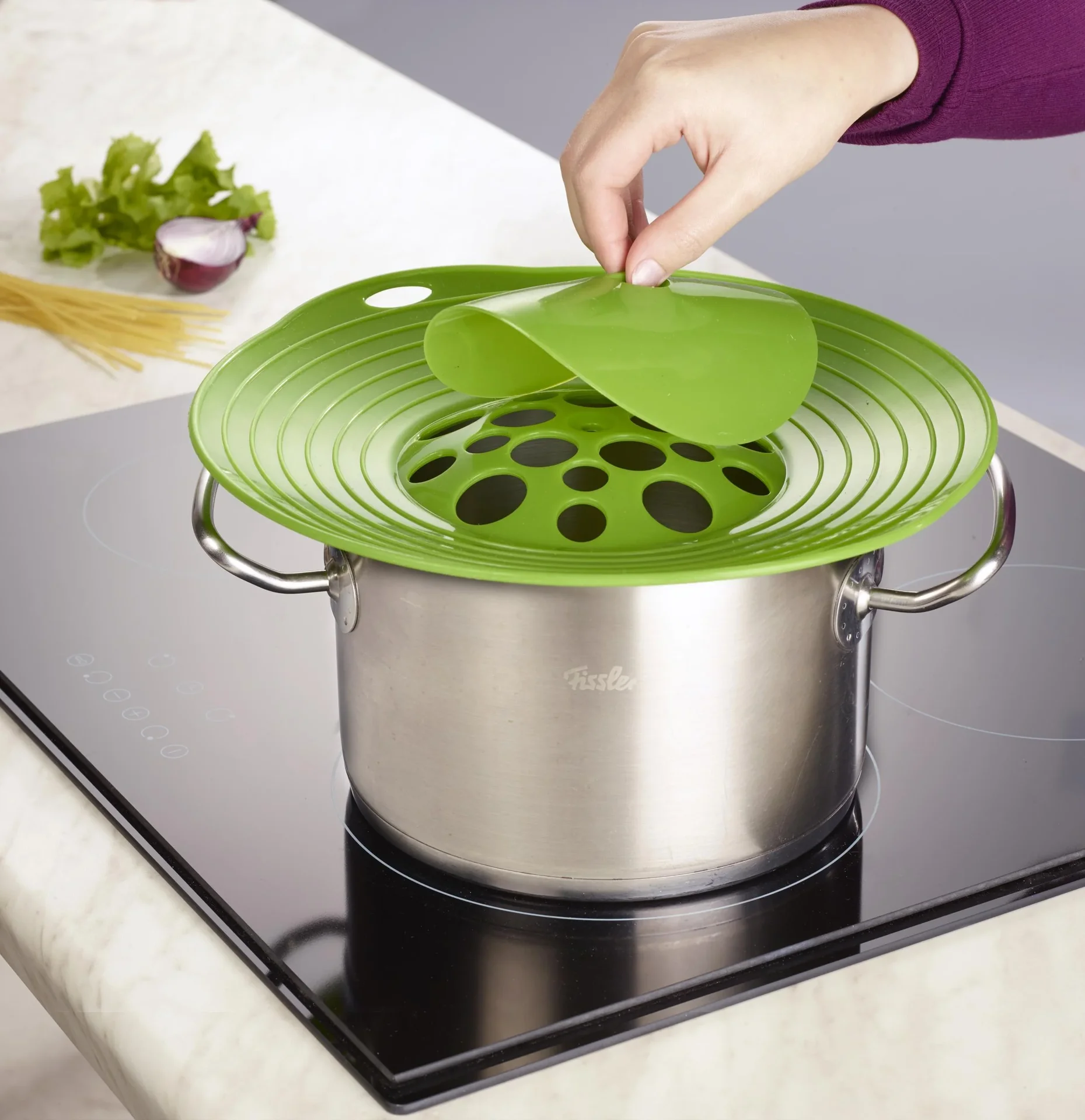 Überkochschutz aus Silikon - 0