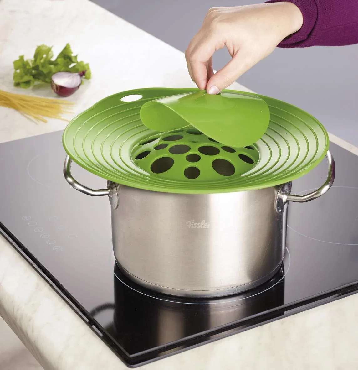 Überkochschutz aus Silikon - 2