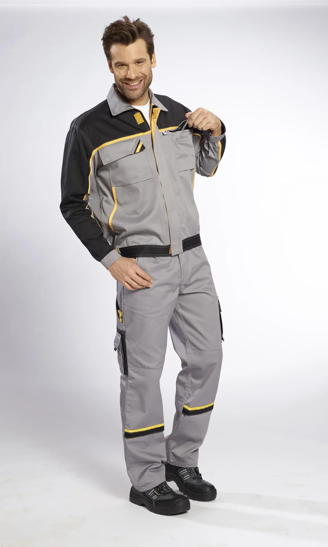 Blousonjacke, grau, Gr.58 - 0