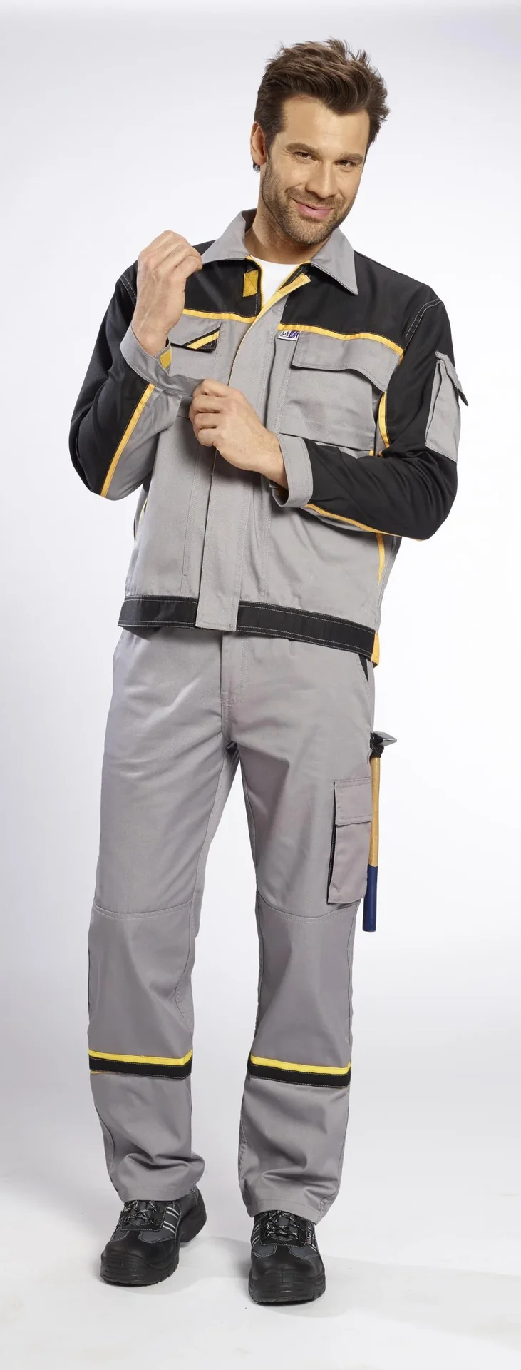 Blousonjacke, grau, Gr.58 - 1