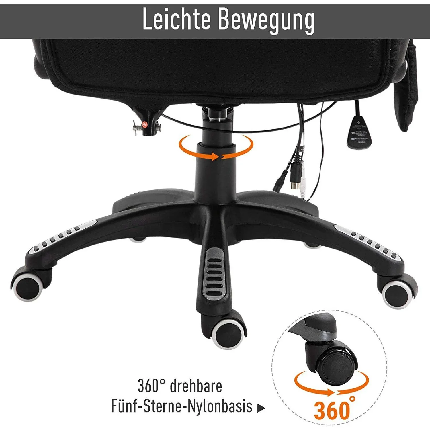 Bürostuhl mit Massage- und Wärmefunktion - 1