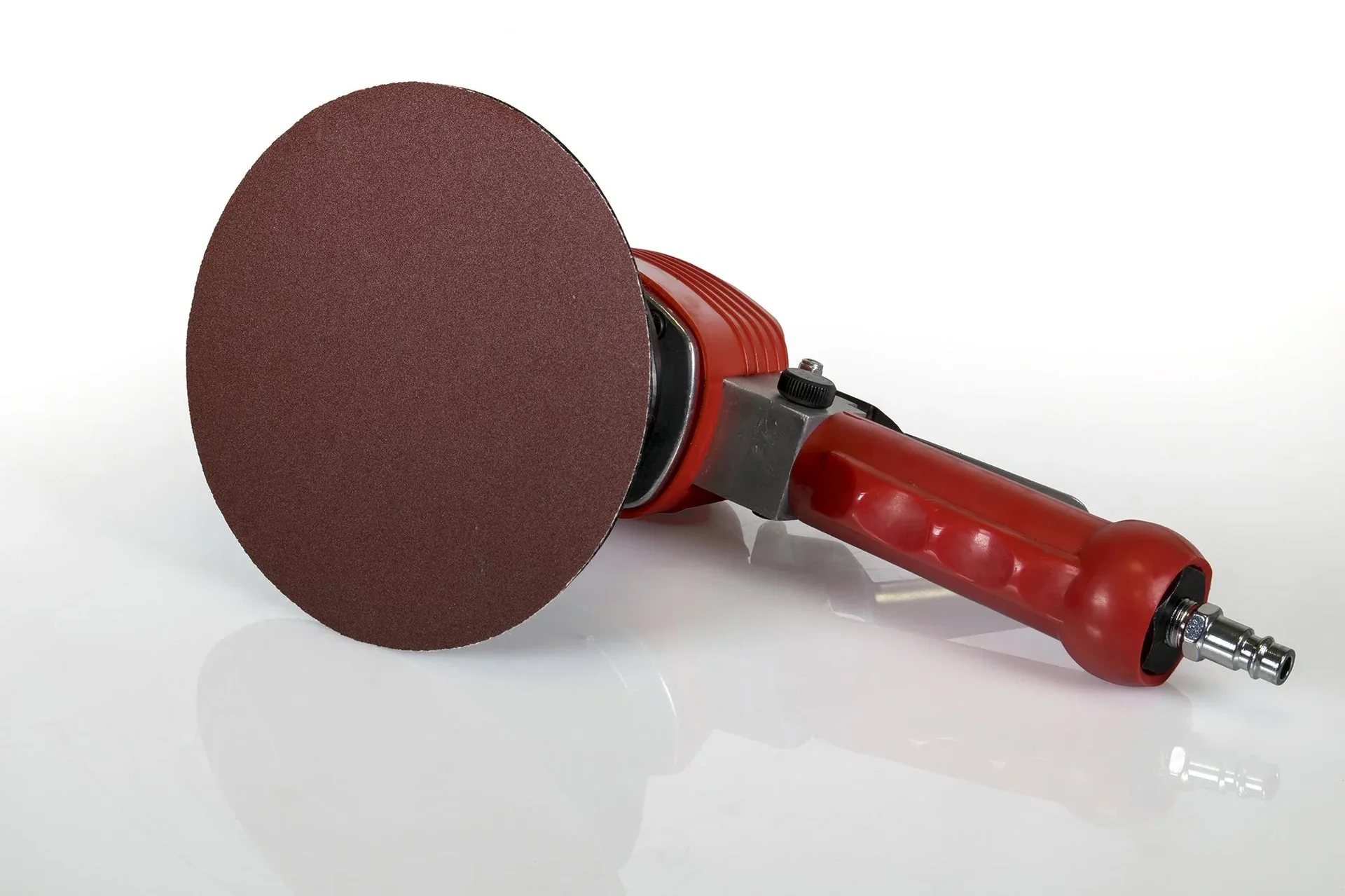 Druckluft-Exzenterschleifer mit 5 Schleifpads - 0