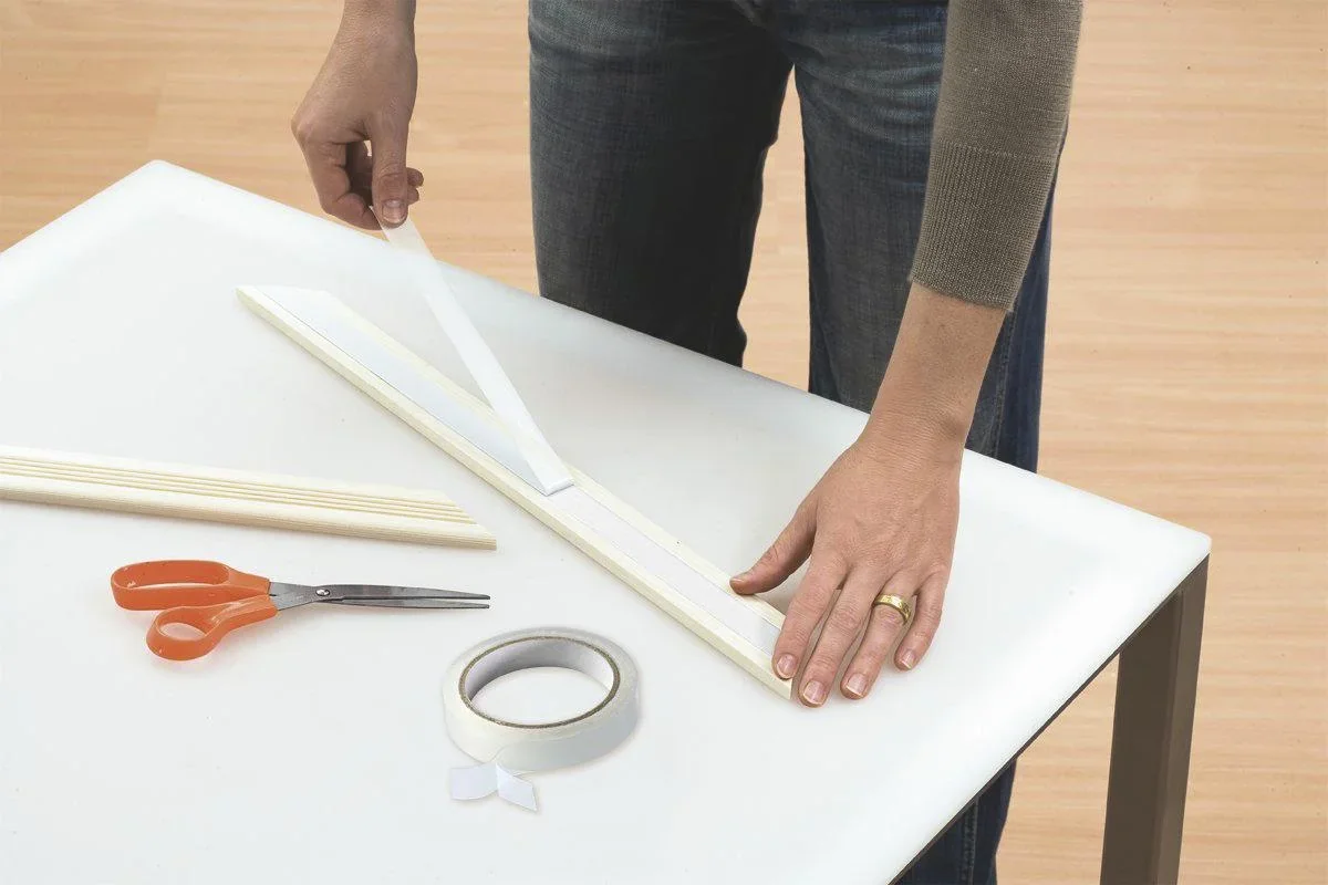 Doppelseitiges Power Klebeband, 0,19 x 5,00 m für Innen u. Außen - 1