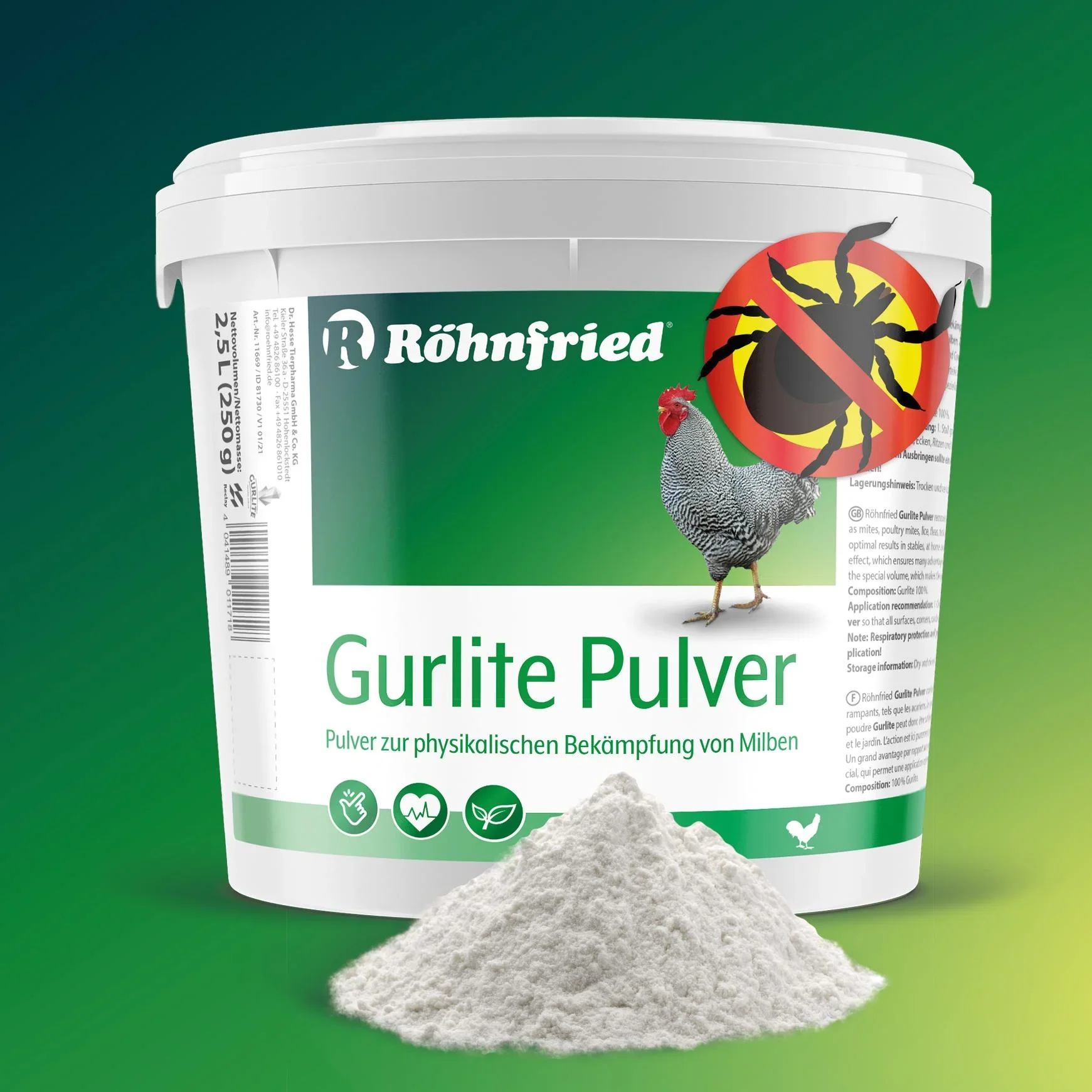 Gurlite Pulver, 250 g - 3