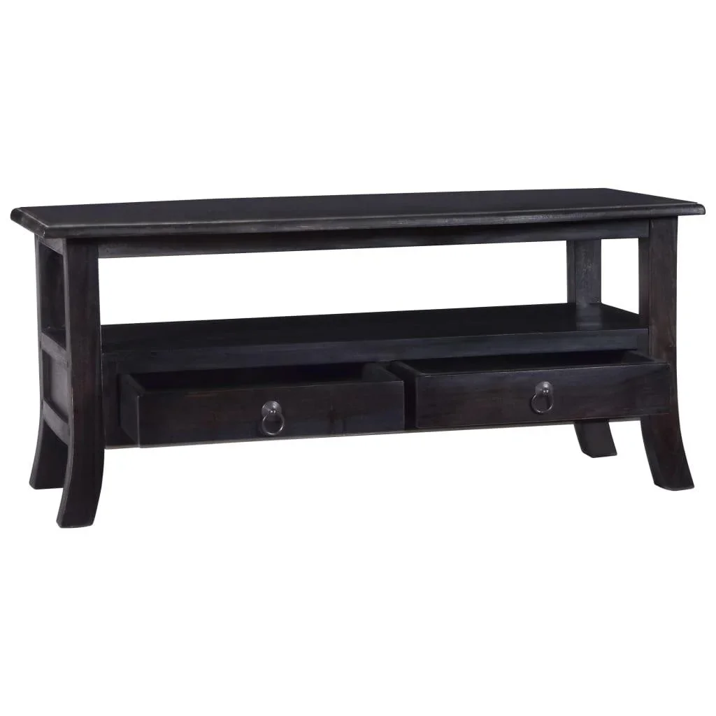 Couchtisch 90x50x40 cm massiv Mahagoni hell kaffeefarben - 1