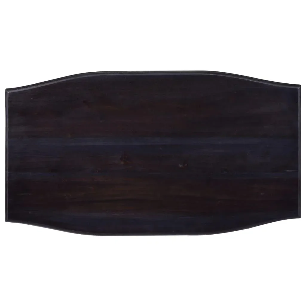 Couchtisch 90x50x40 cm massiv Mahagoni hell kaffeefarben - 3