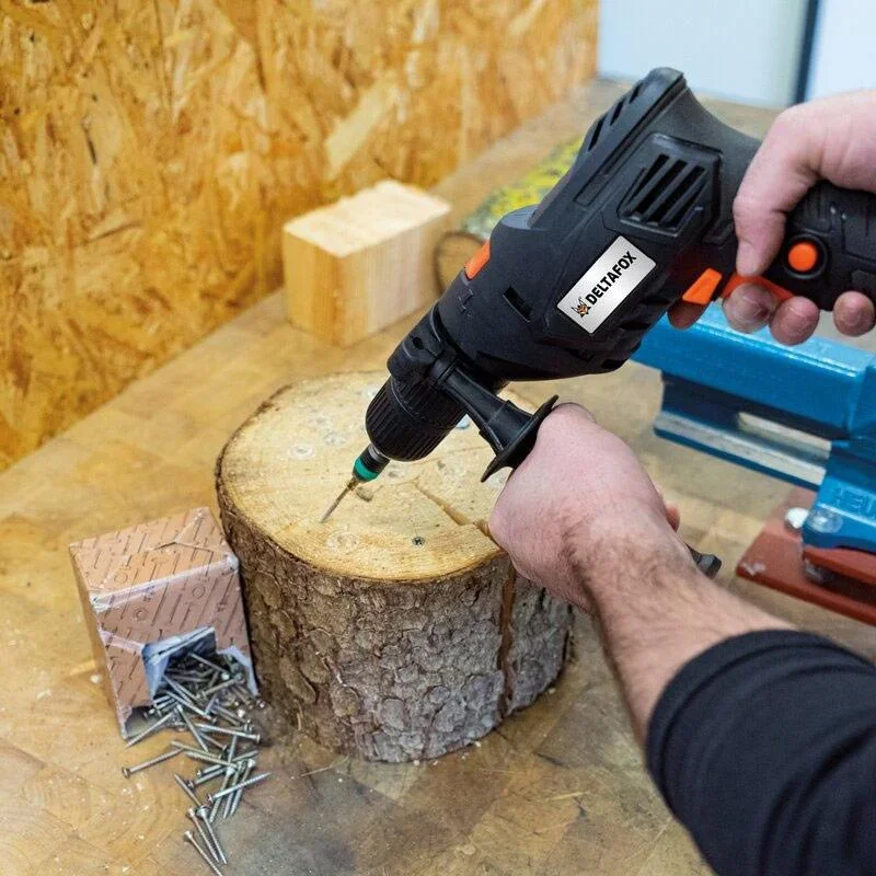 Deltafox Elektrische Schlagbohrmaschine - 900W - DP-EID 9030 - 0