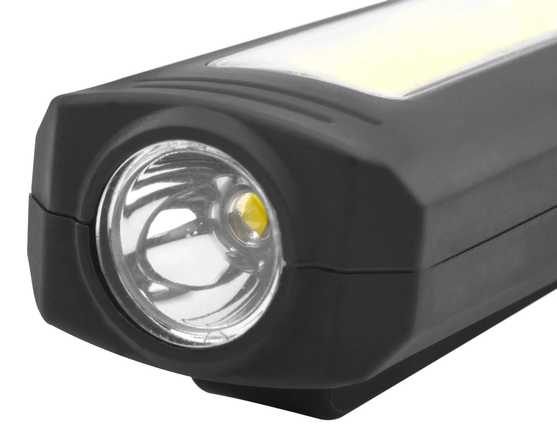 Ansmann Arbeitsleuchte inkl. Batterien, SMD-LEDs, 1W + 3W + Zink-Kohle Sparset AA/AAA - 72-teilig und Feuerzeug-Nachfüllgas 300 ml - 6