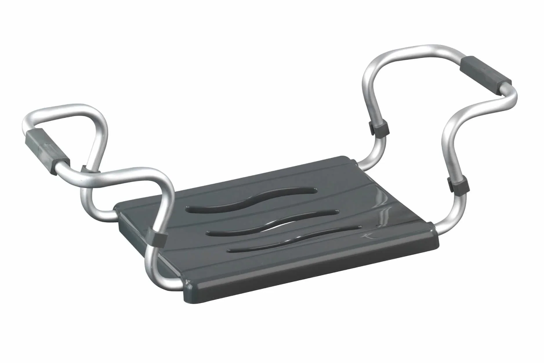 Badewannensitz Secura, silber- anthrazit, ausziehbar, 120 kg Tragkraft - 5
