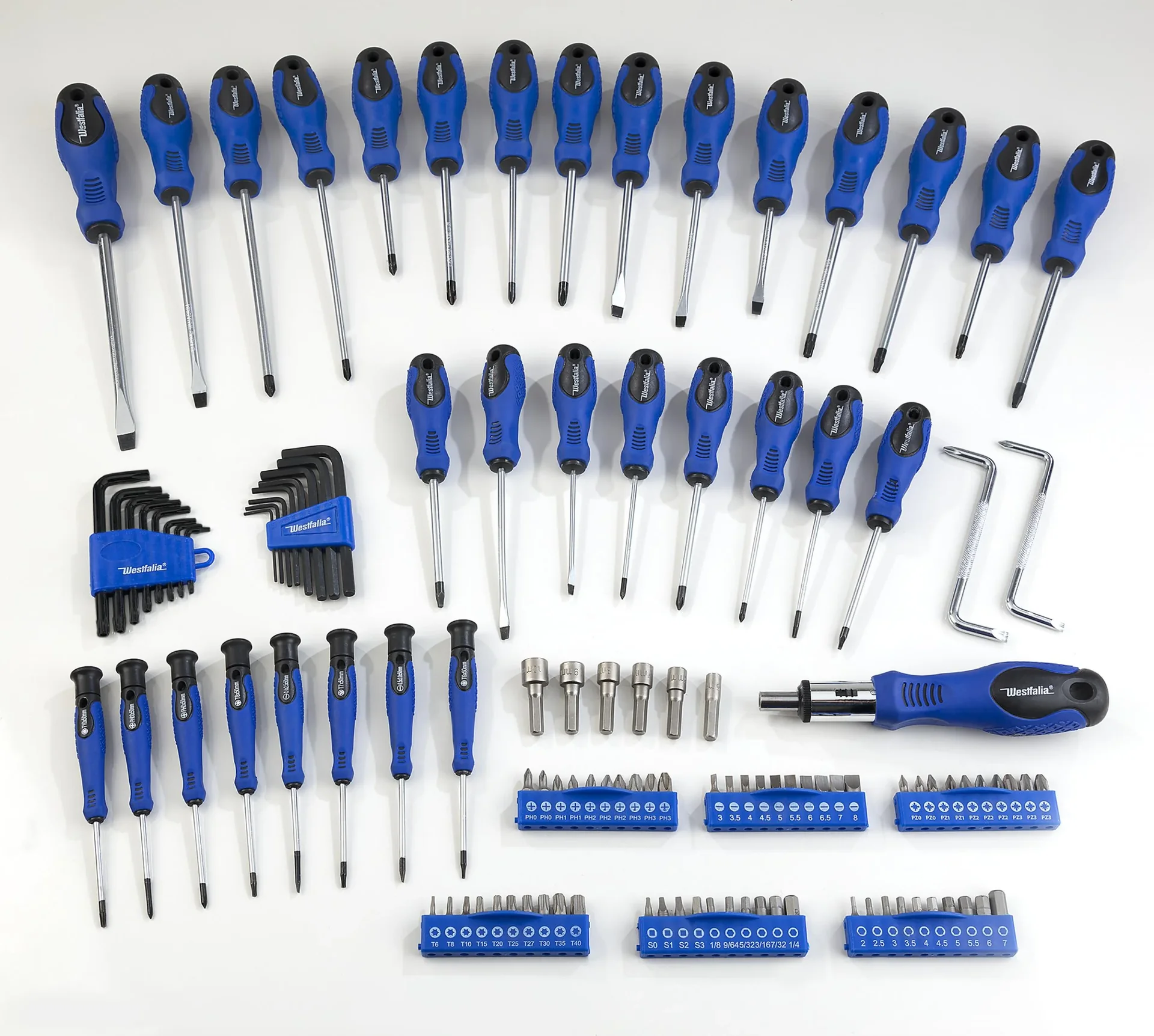 Schraubendreher- und Bit-Satz mit Halterung 116-teilig - 3