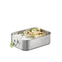 Hochwertige langlebige Edelstahl Lunchbox/Brotdose 1,1L inklusive Trennwand / auslaufsichere Frischhaltedose / Bento Box - 2