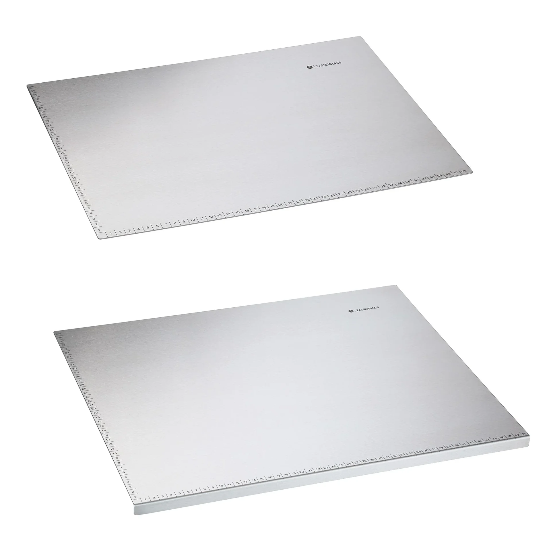 Küchenarbeitsbrett, Edelstahl rostfrei, 43,5 x 32 cm - 0