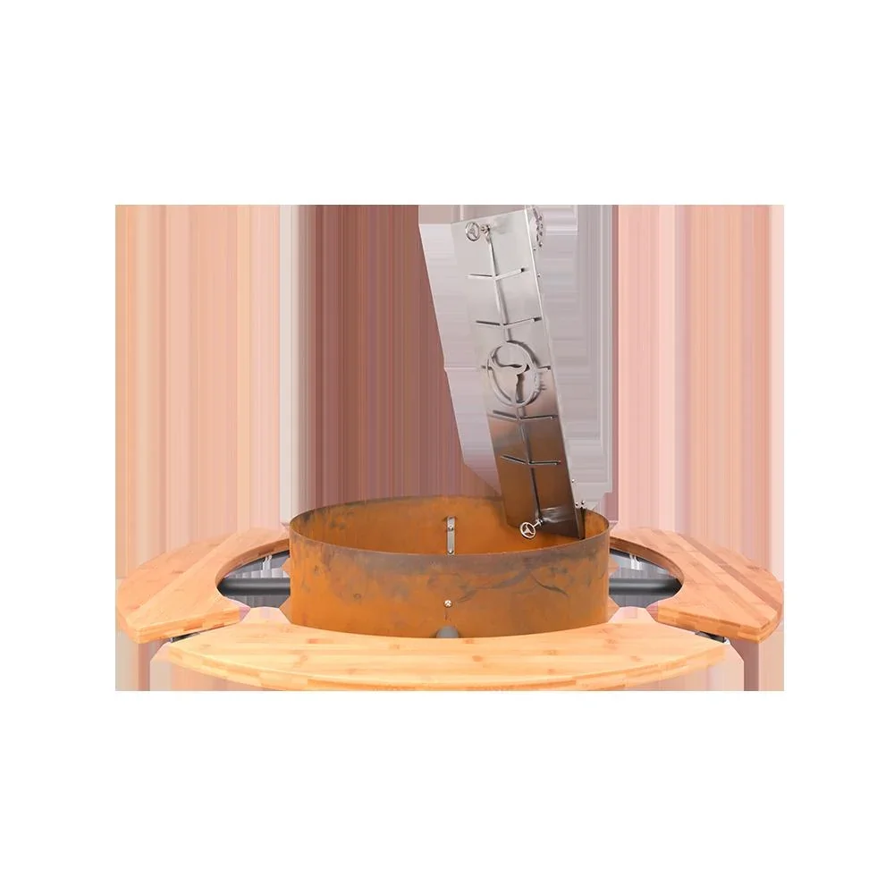 Flameboard Flammlachsbrett, Edelstahl, 62 x 20 x 3 cm - 0