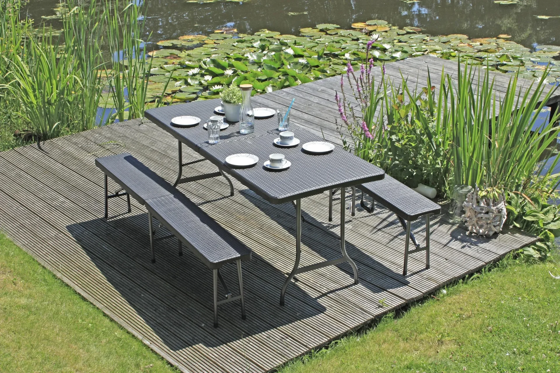 Gartenmöbel Tisch-Set "Ventana" - 6