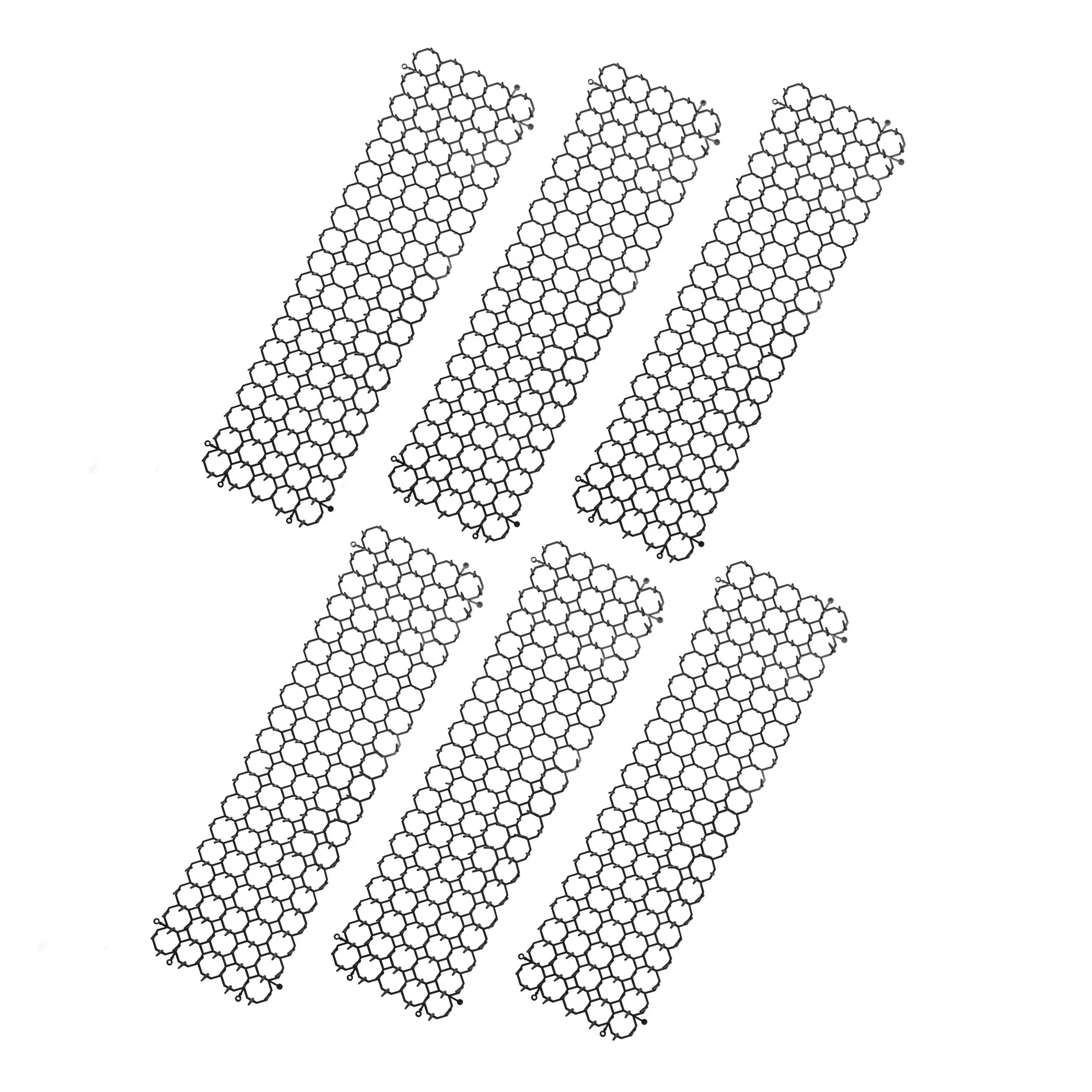 Tierabwehrpaneele Beet 6er Set - 3