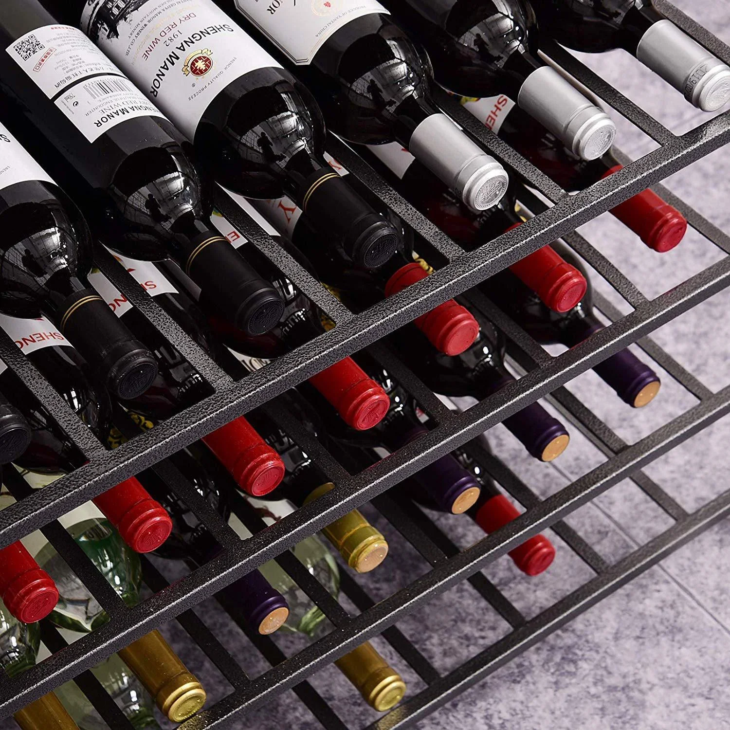 Weinregal für 40 Flaschen & 24 Gläser - 3