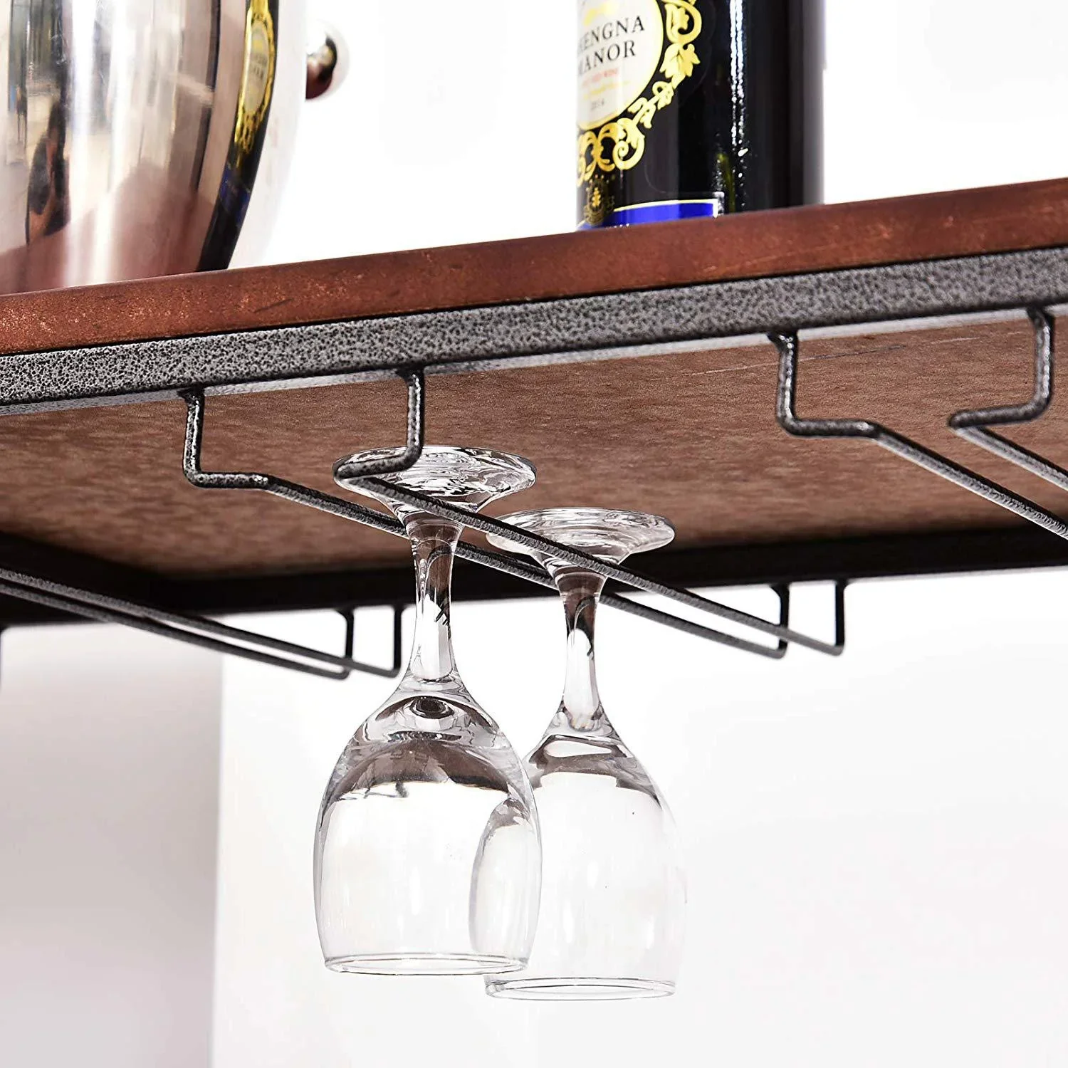 Weinregal für 40 Flaschen & 24 Gläser - 5