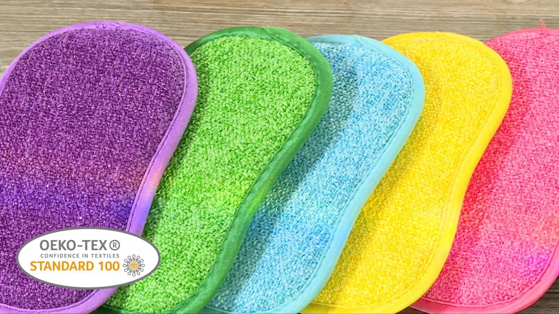 2 in 1 Mikrofaser-Schwämme, 5er-Set - 0