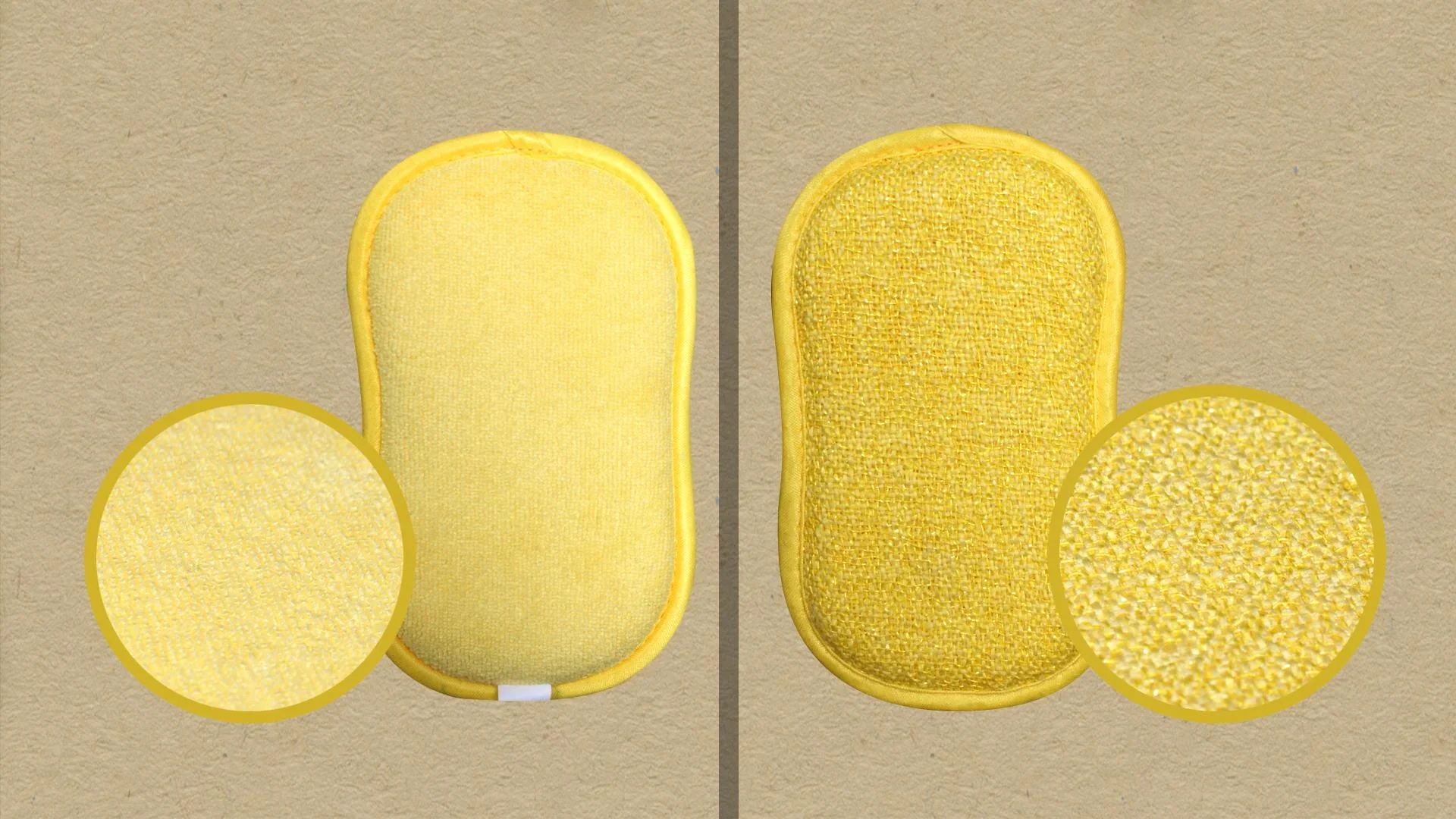 2 in 1 Mikrofaser-Schwämme, 5er-Set - 3