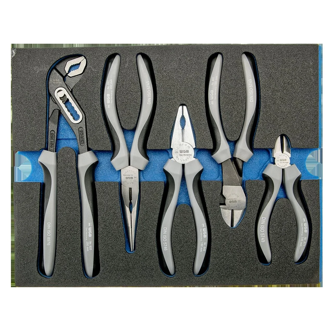 Werkstattwagen - 5 Schubladen, bestückt mit 9 Modulen, 140-teilig - 1