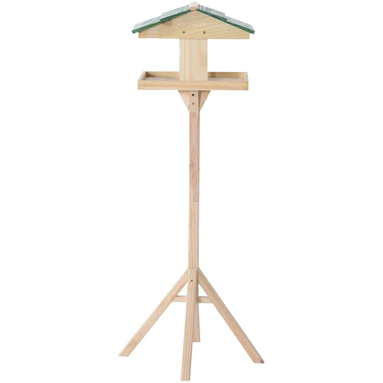 Vogelhaus Vogel Futterhaus mit Ständer Kiefer - 3