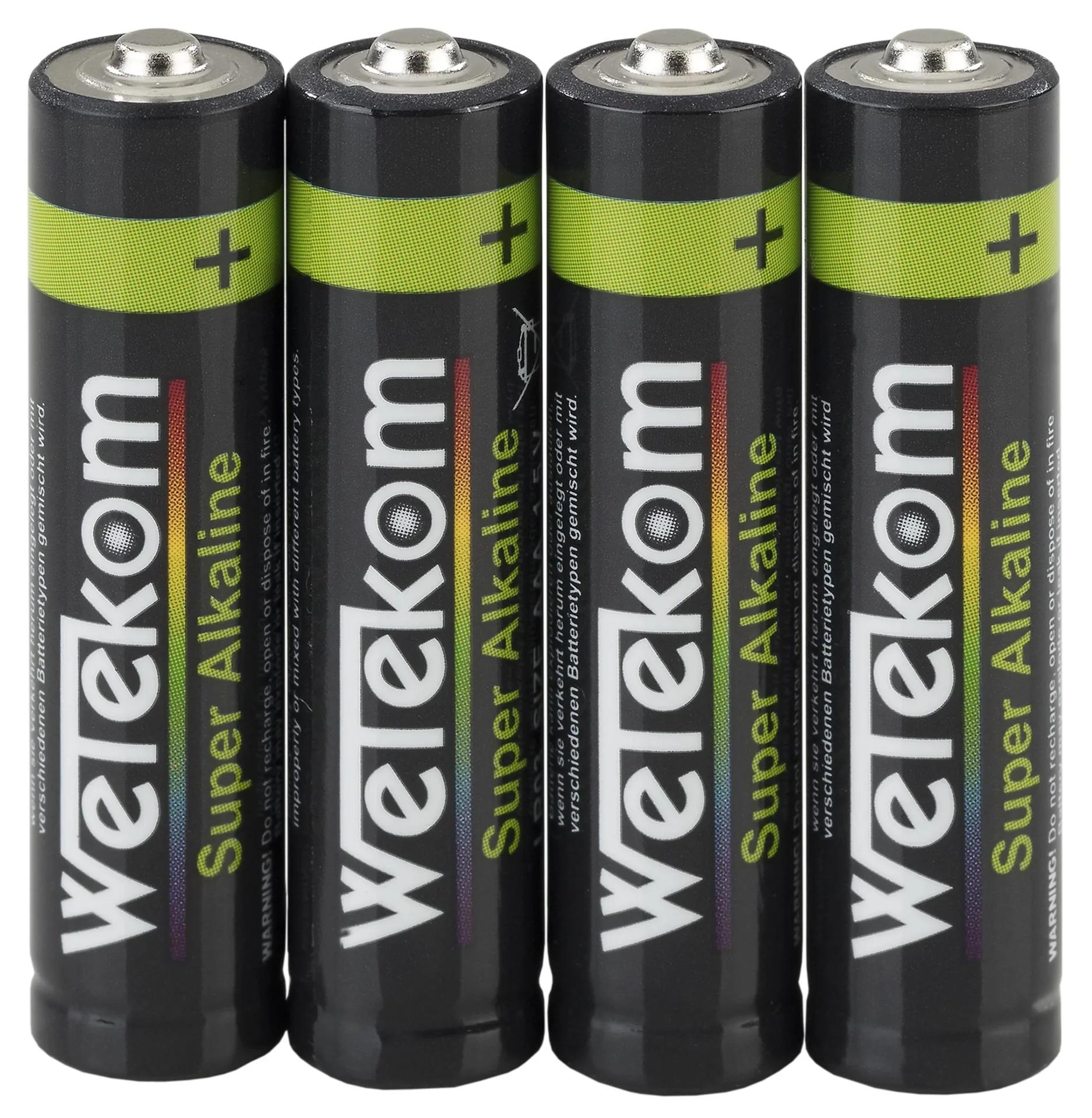 Taschenlampen mit rutschfester Gummierung inklusive Batterien - 4er Set - 1