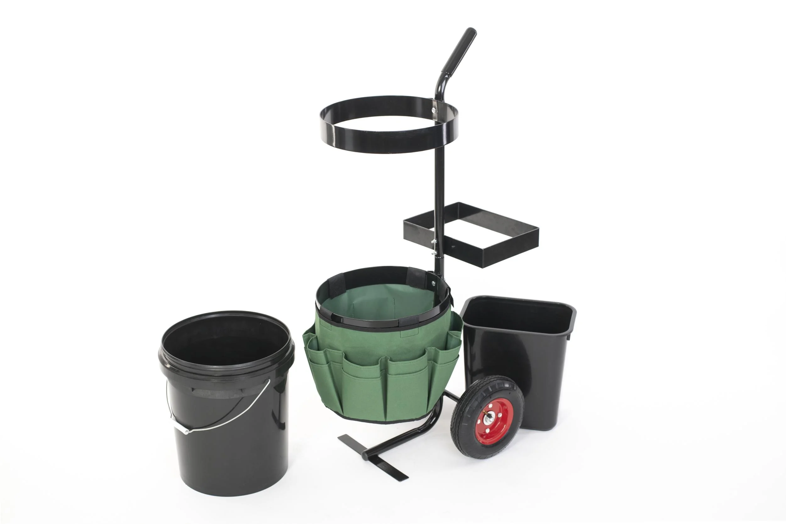 Gartenwagen Universal 56x40x104 cm Grün-Schwarz - 2