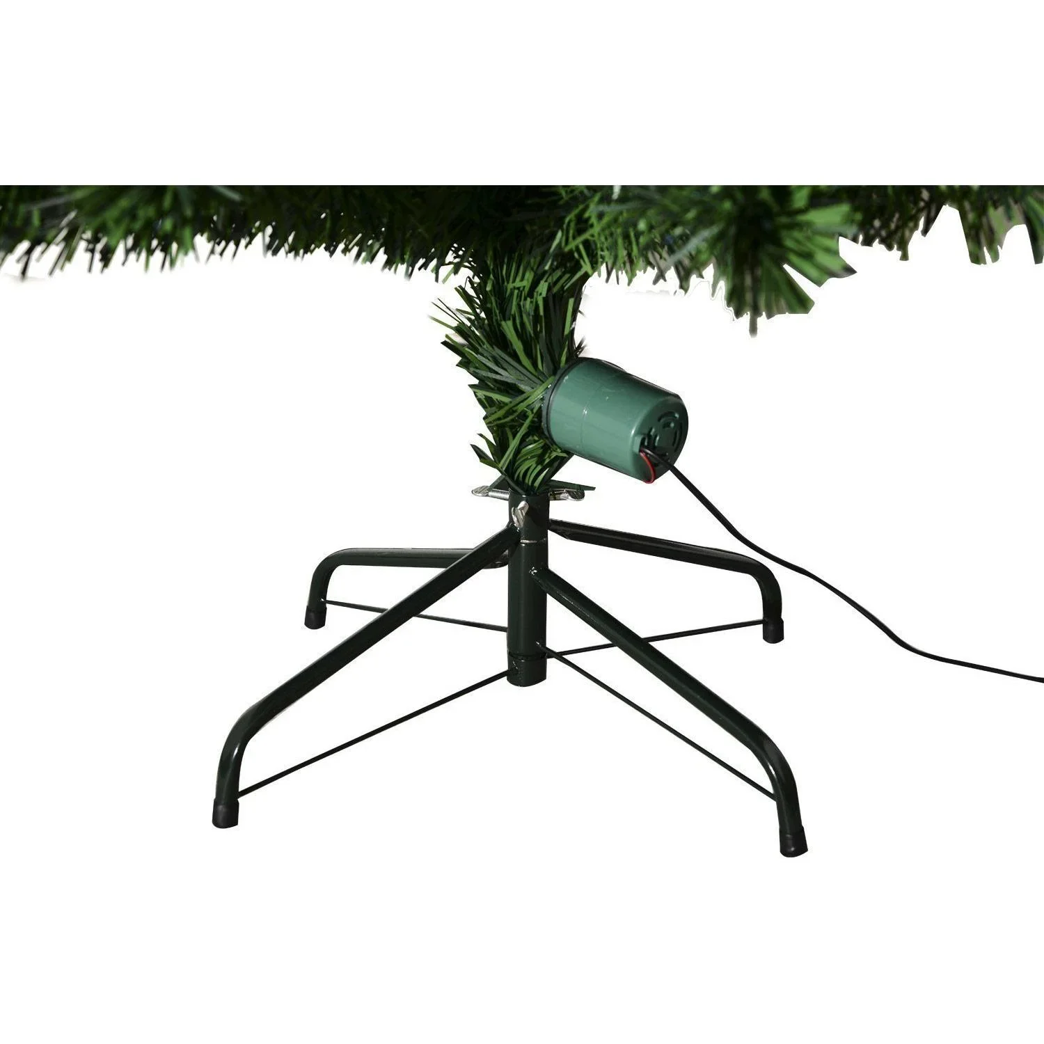 Weihnachtsbaum mit 16-LED-Lampen Glasfaser 120 cm grün - 1