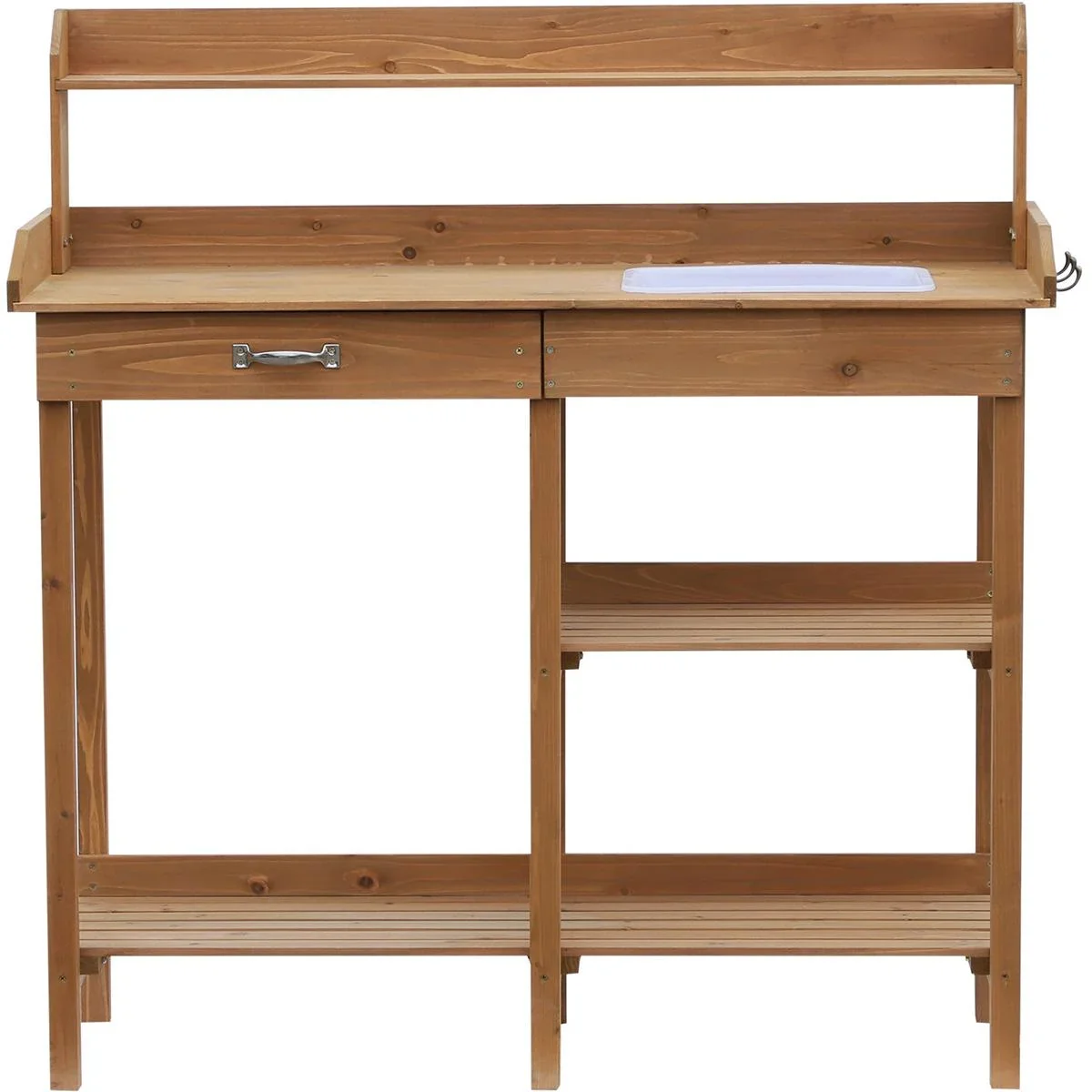 Gärtnertisch mit Wanne natur - 0