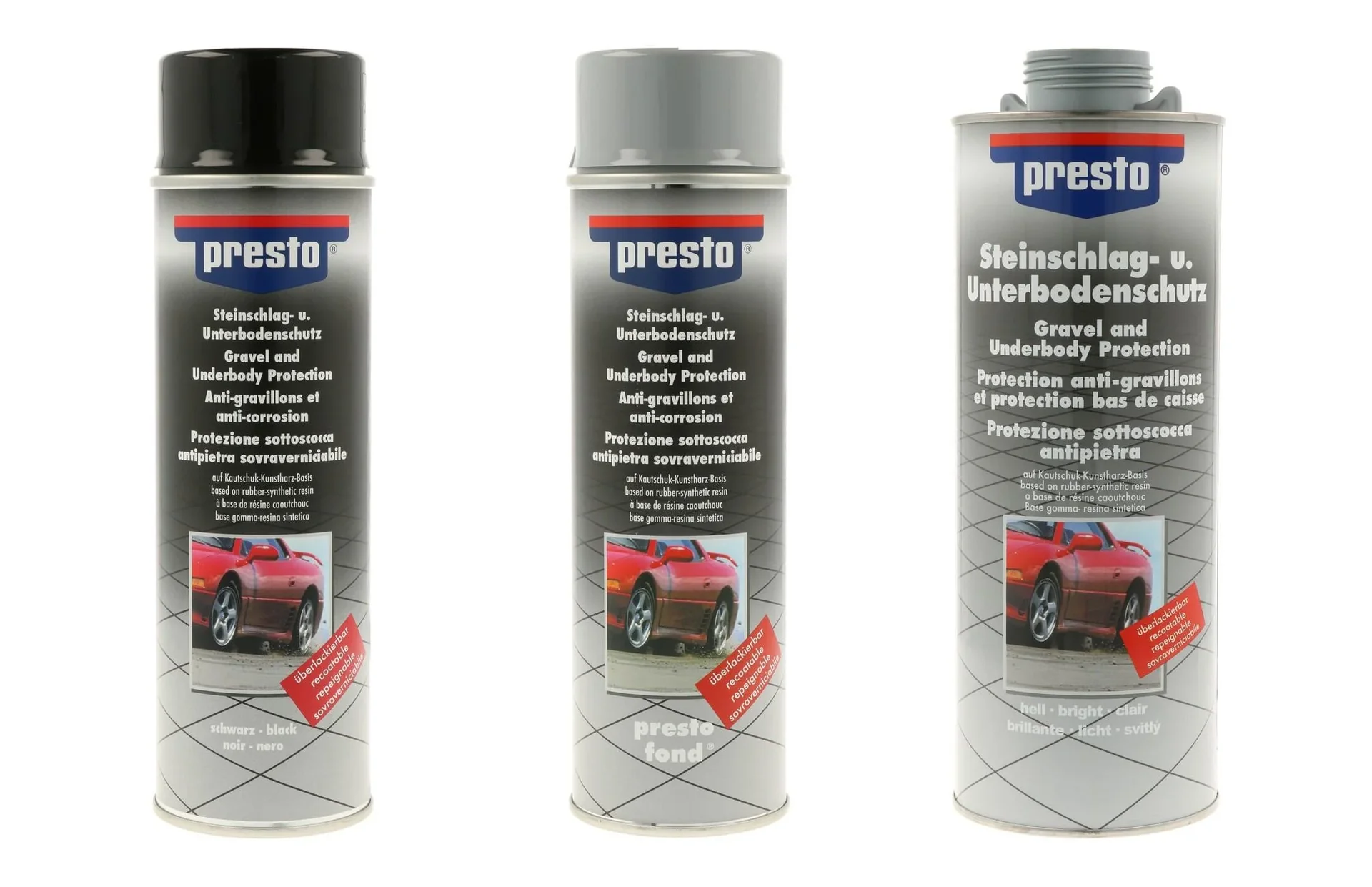 Steinschlagschutz, überlackierbar, Farbe hell, 1000 ml - 0