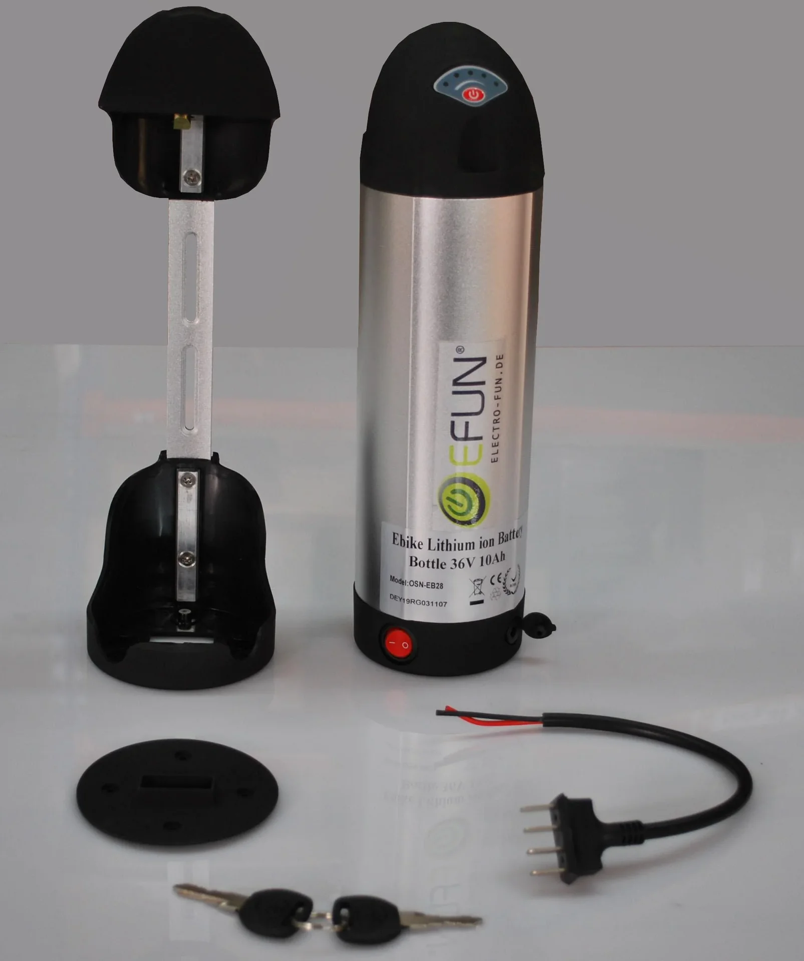 Akku Lithium Ionen 36 Volt 10 Ah BOTTLE E-Bike E-FUN - 4