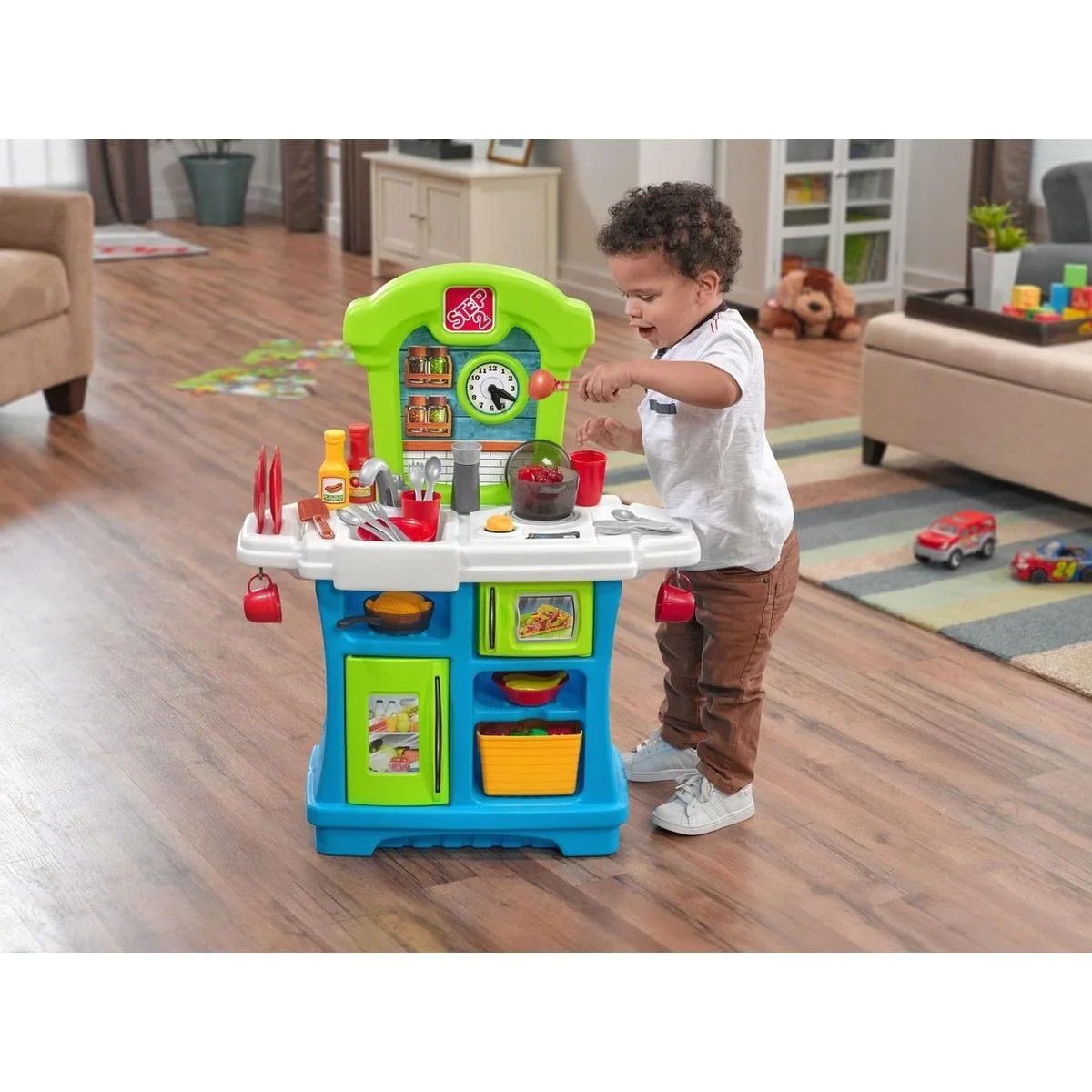 Spielküche Little Cooks Kitchen Inkl. 21-teiligem Zubehörset - 2