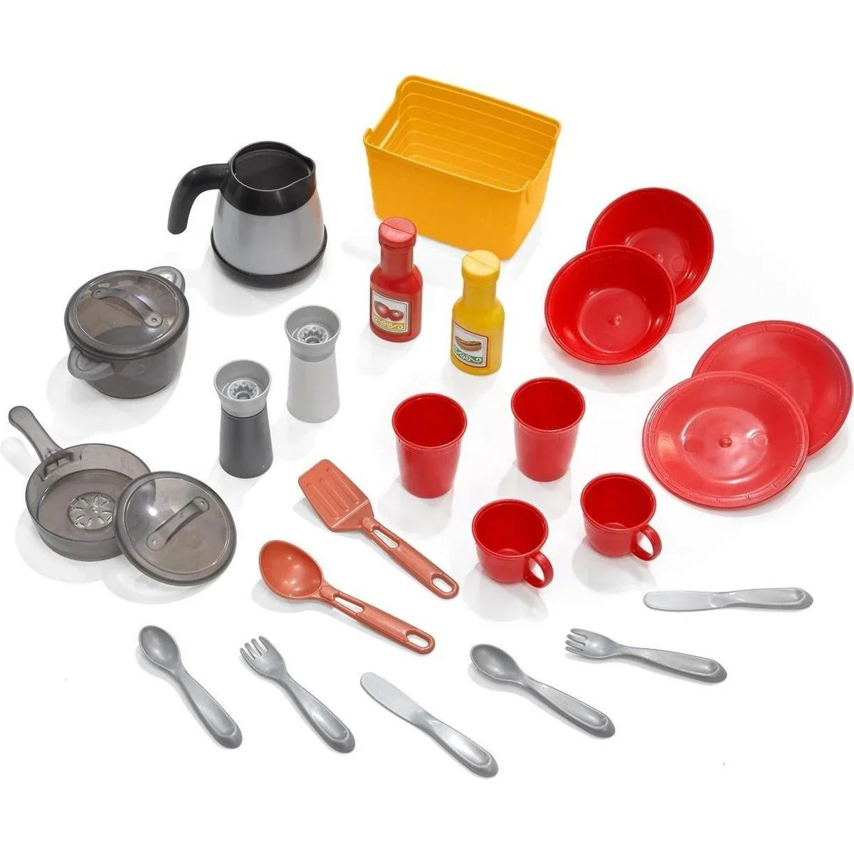 Spielküche Little Cooks Kitchen Inkl. 21-teiligem Zubehörset - 3