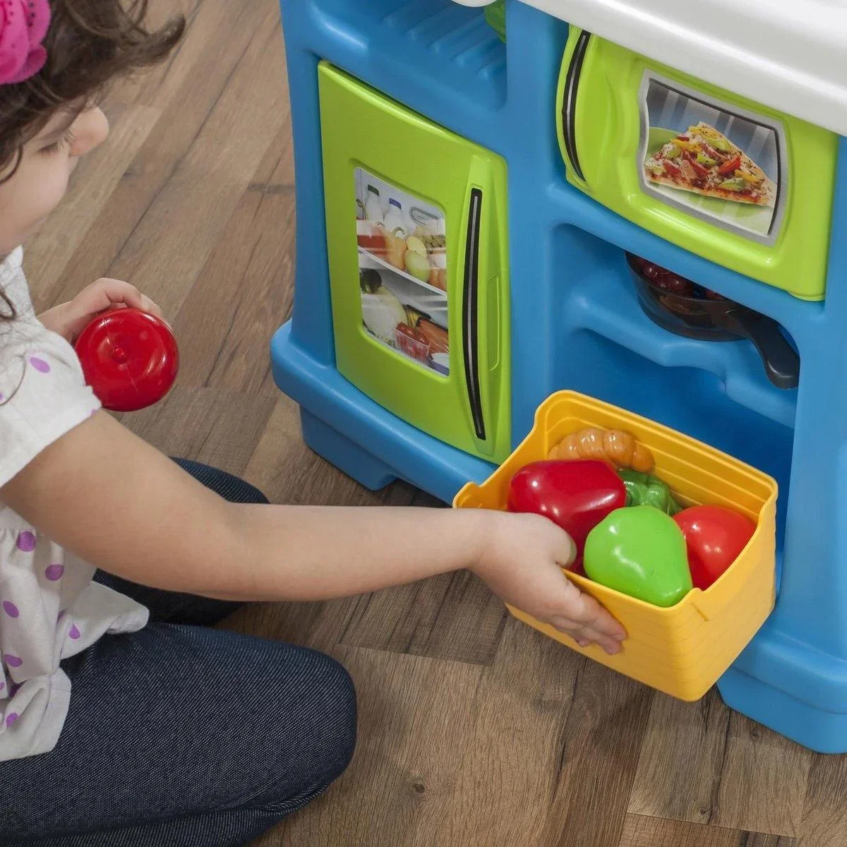 Spielküche Little Cooks Kitchen Inkl. 21-teiligem Zubehörset - 4