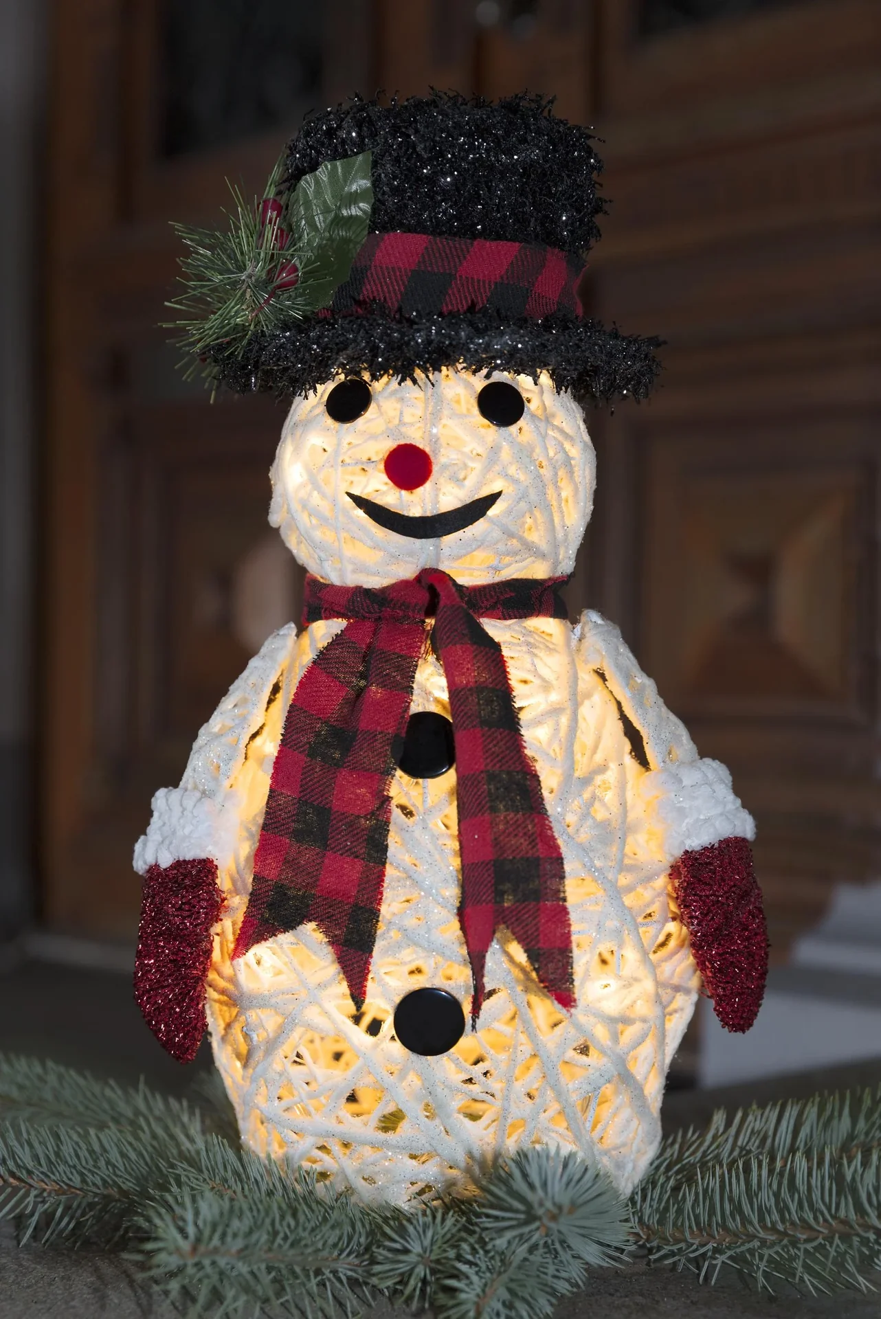 LED Schneemann Figur - 1