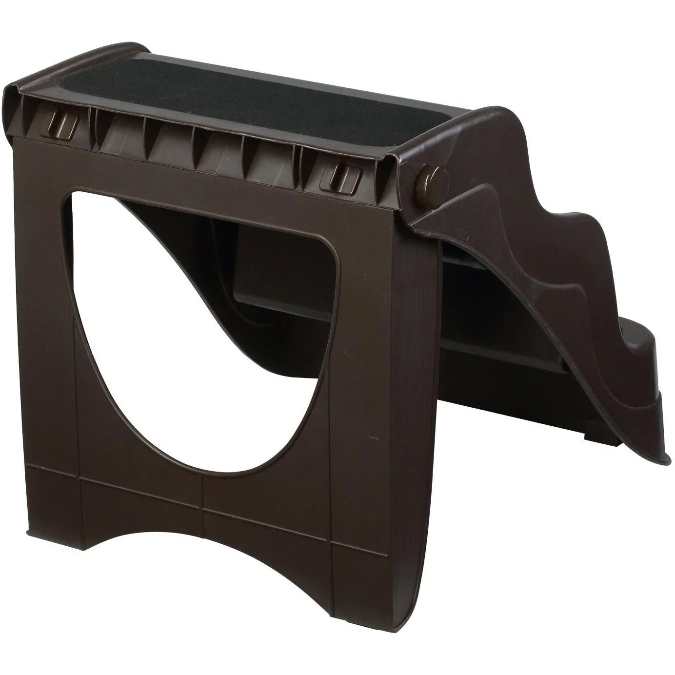 Hundetreppe Haustiertreppe 3 Stufen klappbar Dunkelbraun - 1