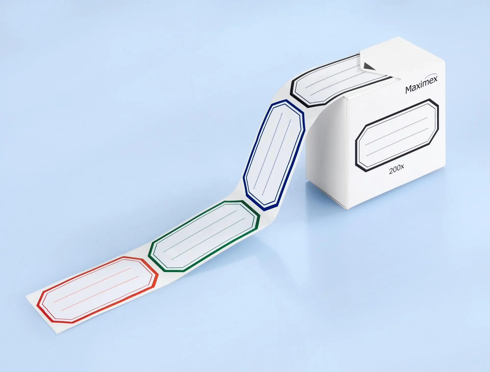 Klebeetiketten, wasserlöslich, 200 Stück - 4