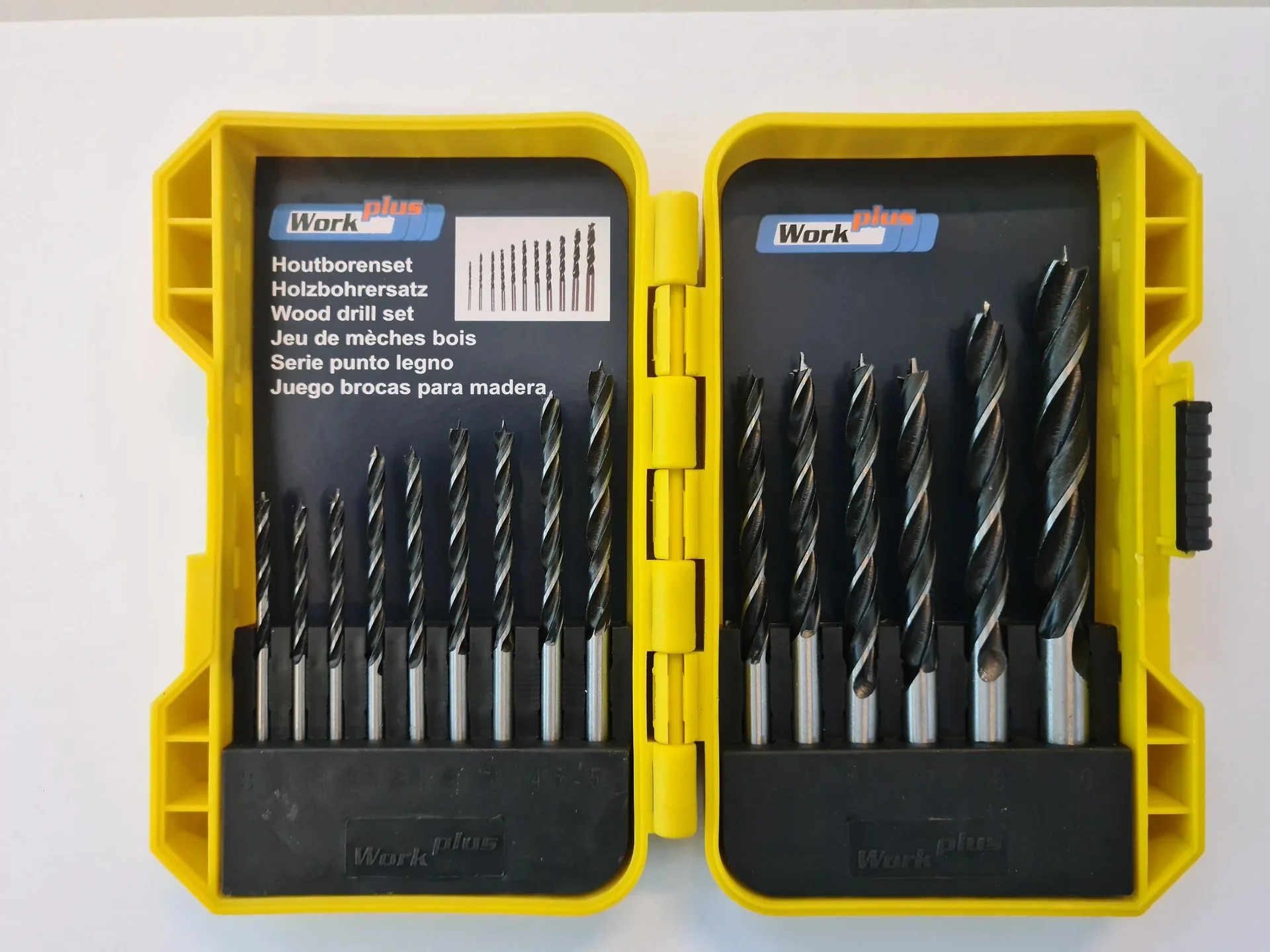 Holzbohrer-Set 15-teilig (3 - 10 mm) - 0