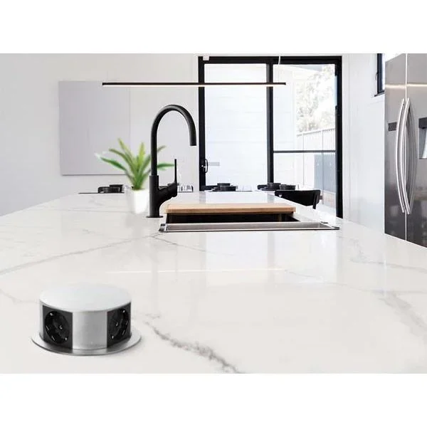 Pop-up-Steckdose - 4 Steckdosen - Schuko - 2