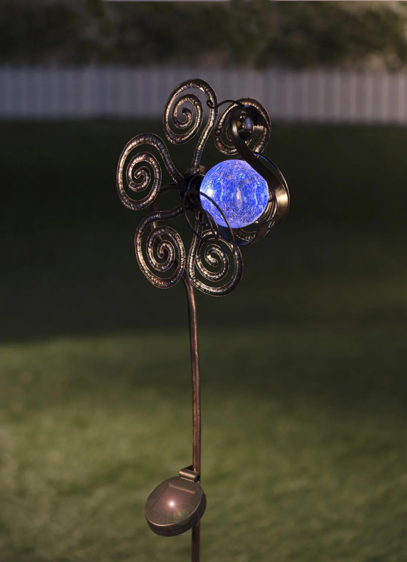 Set Solar Pfau mit Windrad + Solar Doppel-Windrad - 3