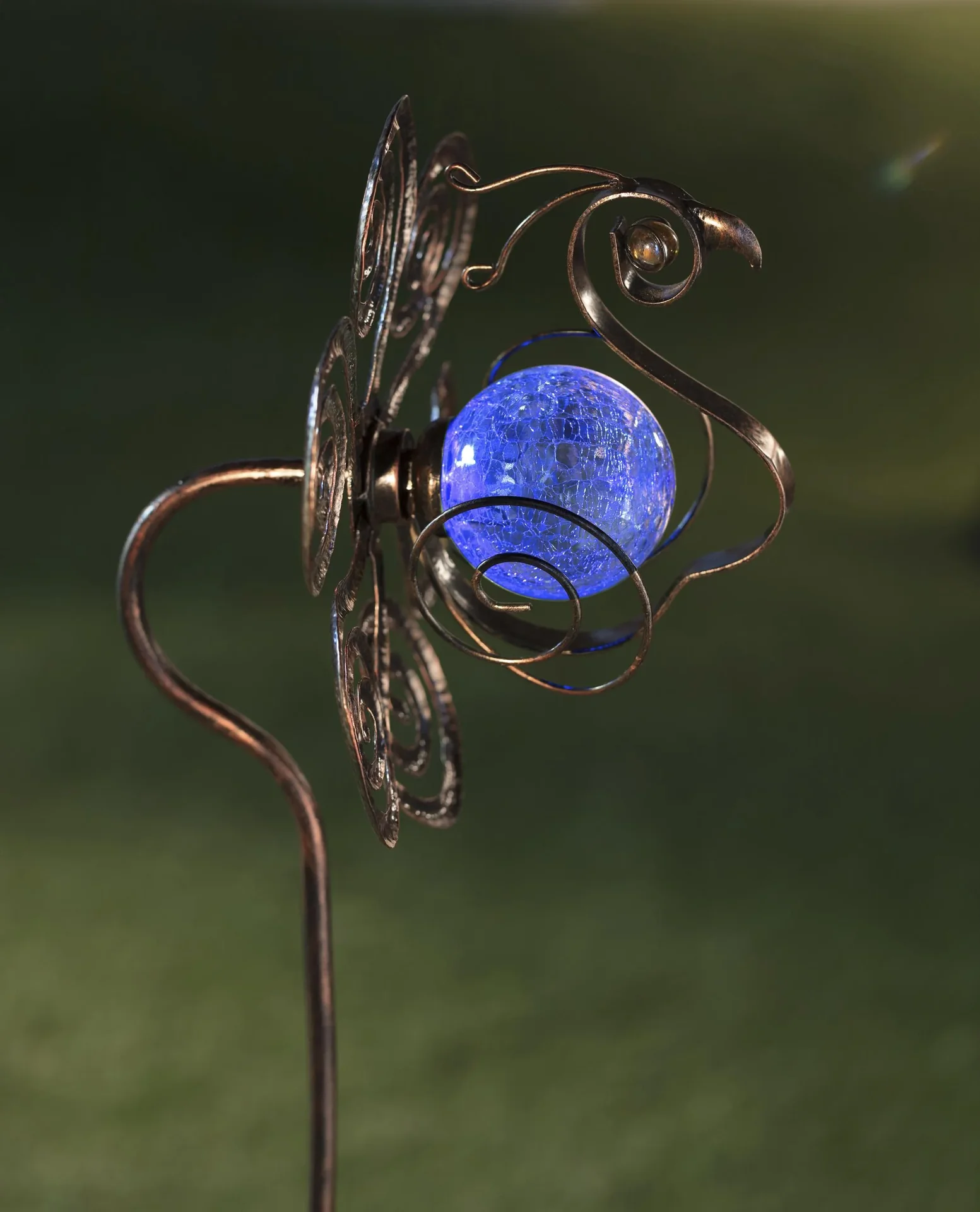 Set Solar Pfau mit Windrad + Solar Doppel-Windrad - 5