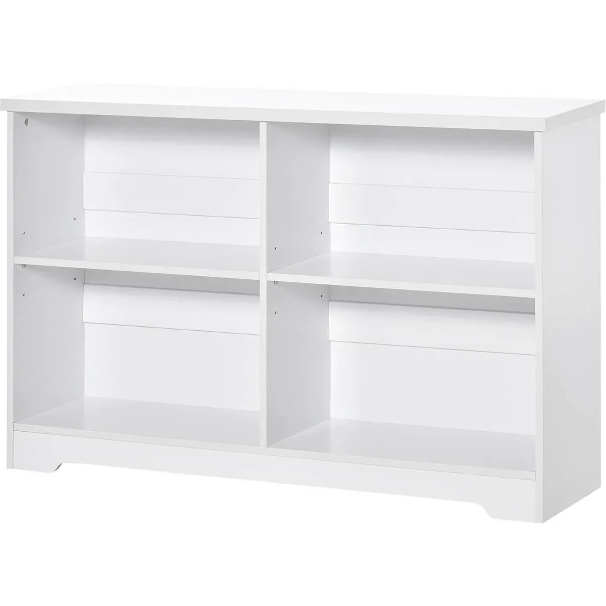 Bücherregal - Weiß - 118 x 29,5 x 76,5 cm - 3