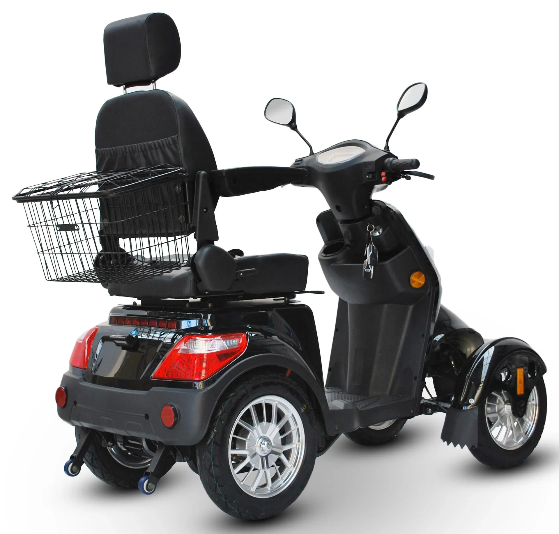Elektromobil 525 Schwarz 4 Räder, Seniorenmobil - 0