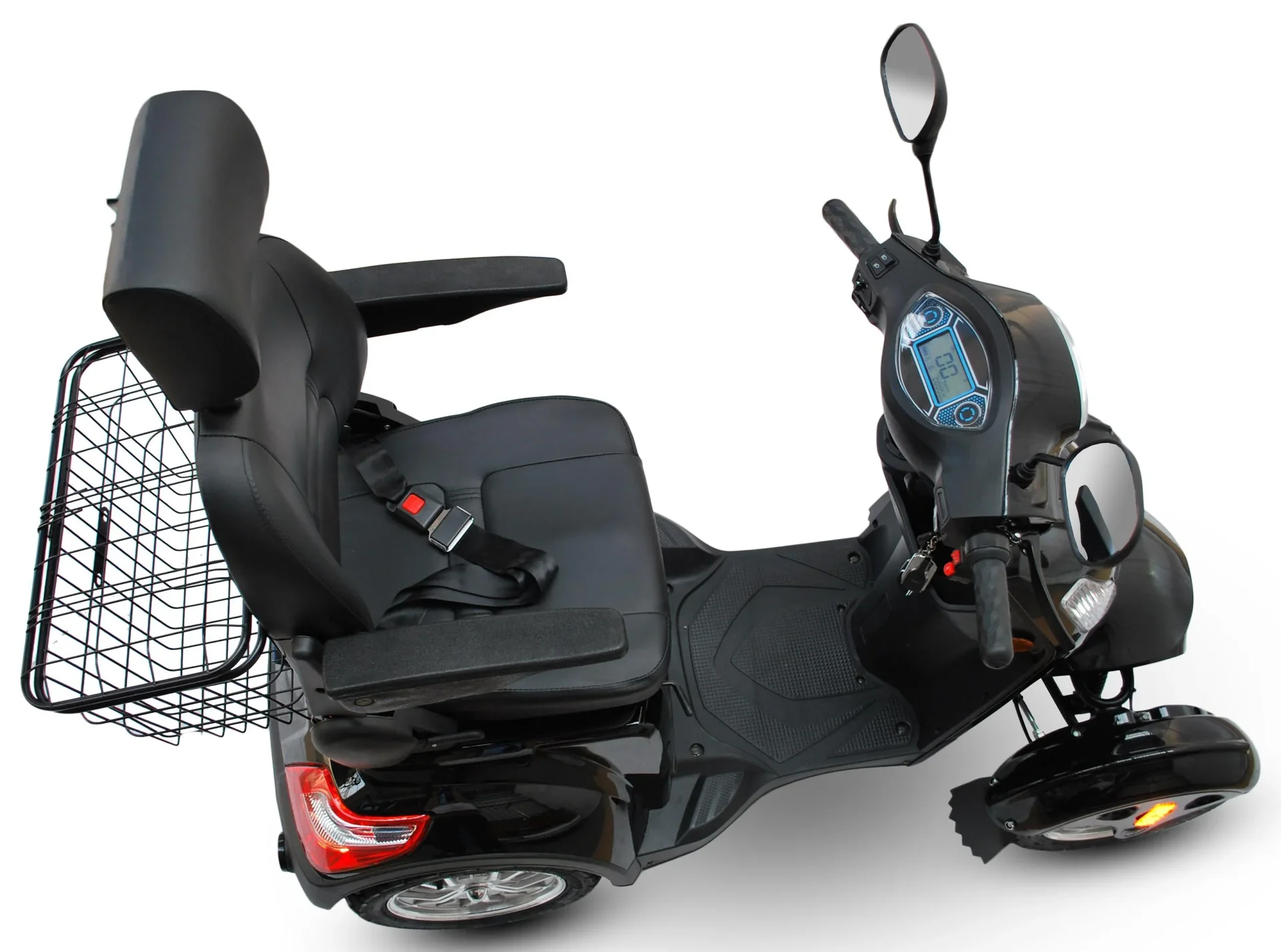 Elektromobil 525 Schwarz 4 Räder, Seniorenmobil - 1