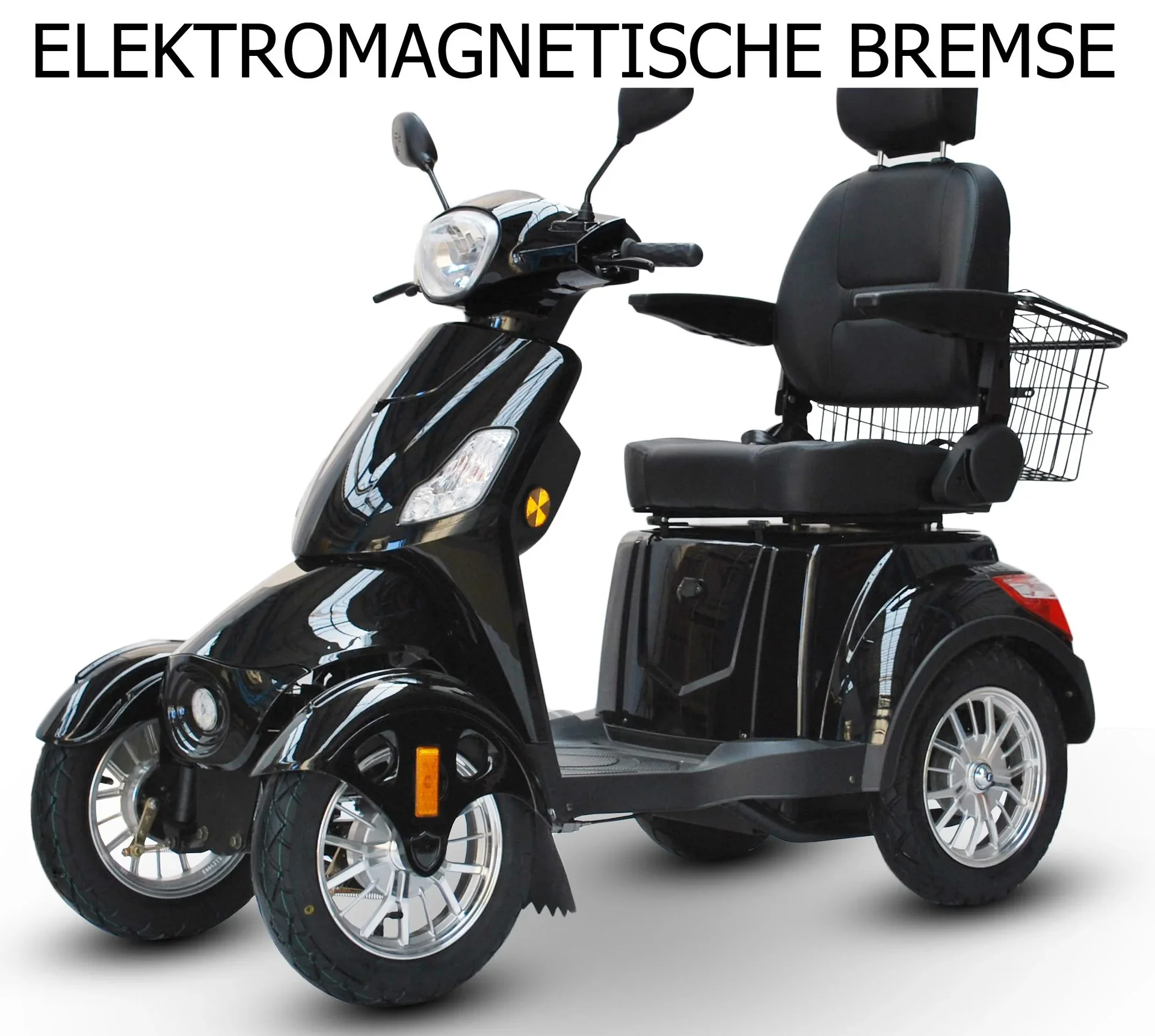 Elektromobil 525 Schwarz 4 Räder, Seniorenmobil - 3