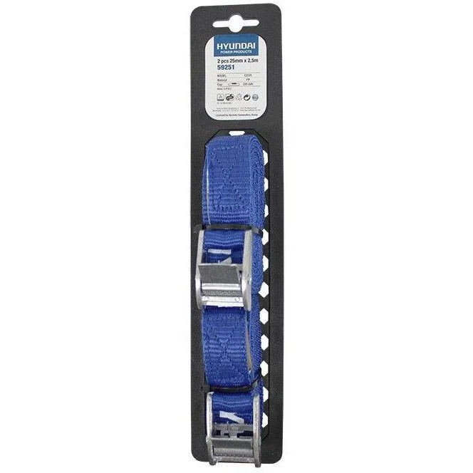 Zurrgurte 2x25mmx2,5m. 200 daN. - 1