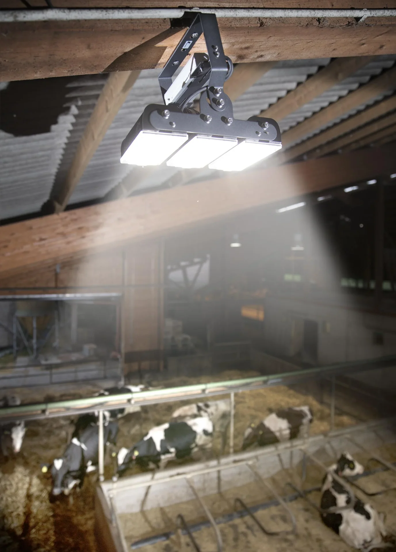 150 W Multi LED Stall Leuchte, 3 Module 19.500 Lumen, IP65 / D- Kennzeichen - 0