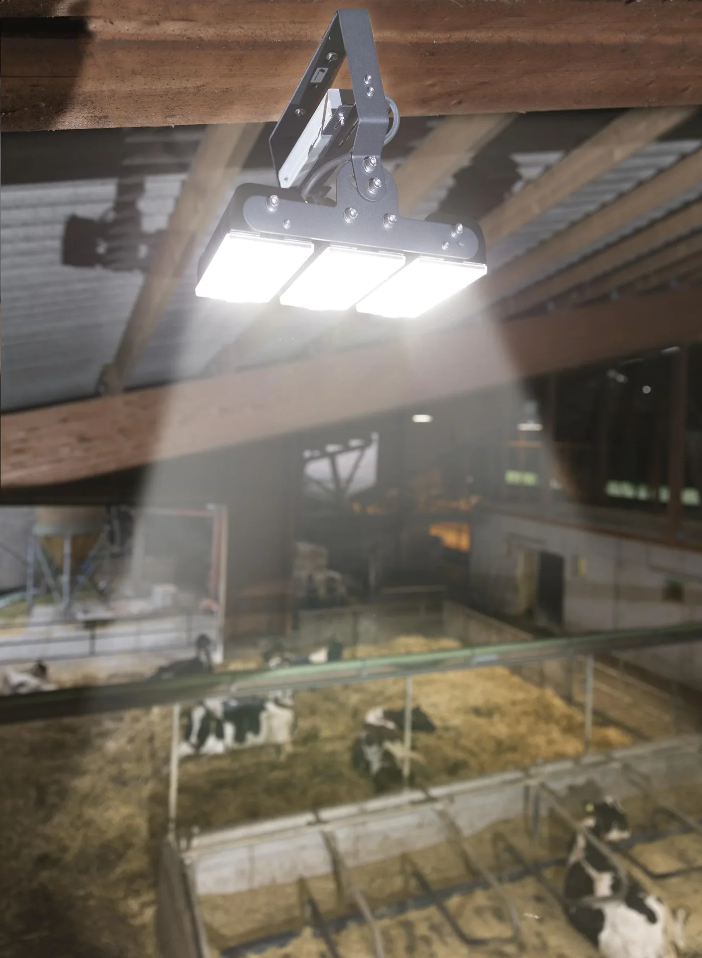 150 W Multi LED Stall Leuchte, 3 Module 19.500 Lumen, IP65 / D- Kennzeichen - 8