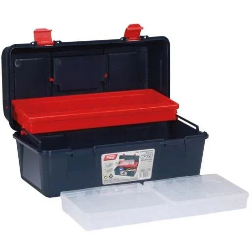 TAYG Werkzeugkoffer - 400 x 206 x 188 mm - Mit Einsatzschale & Sortierbox - 2